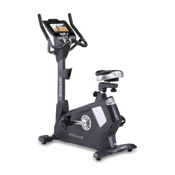 bicicleta vertical com consola TFT de 10,1