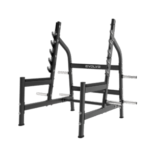 Evolve Prime-sarjan levykuormitettu kyykkyteline (EC-031)