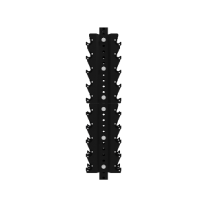 double vertical dumbbell storage attachment