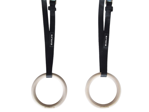 Evolve Wooden Gym Rings (WR-320)
