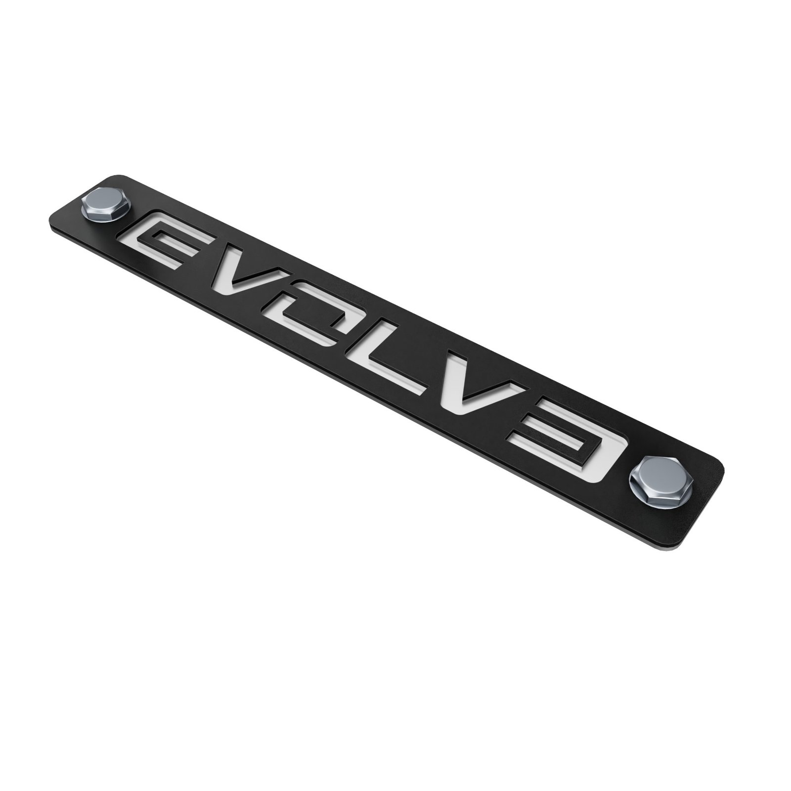 Evolve Stainless Steel Small Logo Plate (AT-LP)
