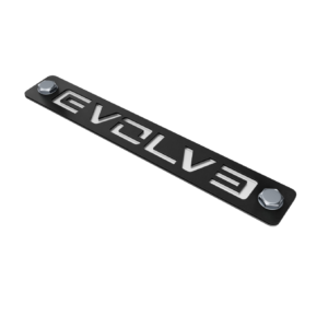 Evolve Stainless Steel Small Logo Plate (AT-LP)